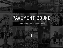Tablet Screenshot of pavementbound.com